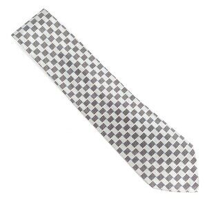 Geoffrey Beene Men Necktie 100% Silk Gray Blue Size 58x4 - NWOT - made in Italy